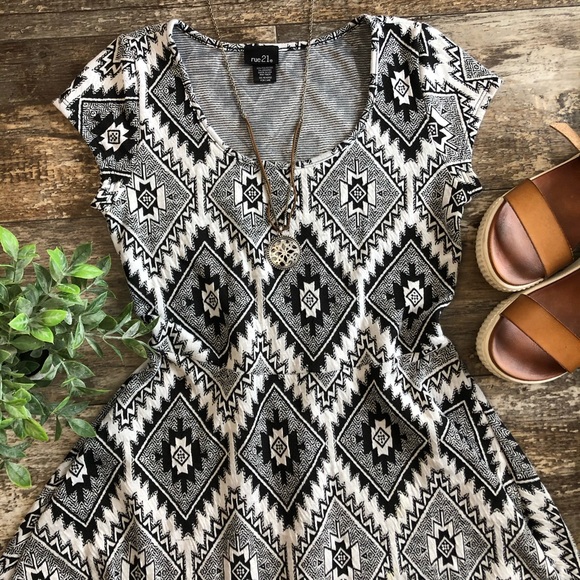 Rue21 Dresses & Skirts - Aztec Skater Dress by Rue 21